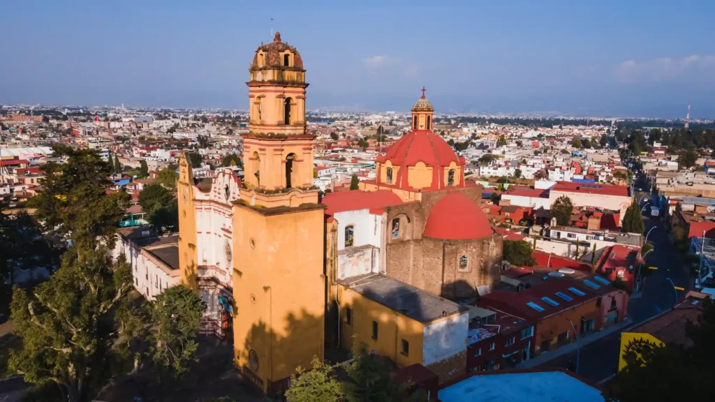 hoofd kerk in Metepec - Mexico